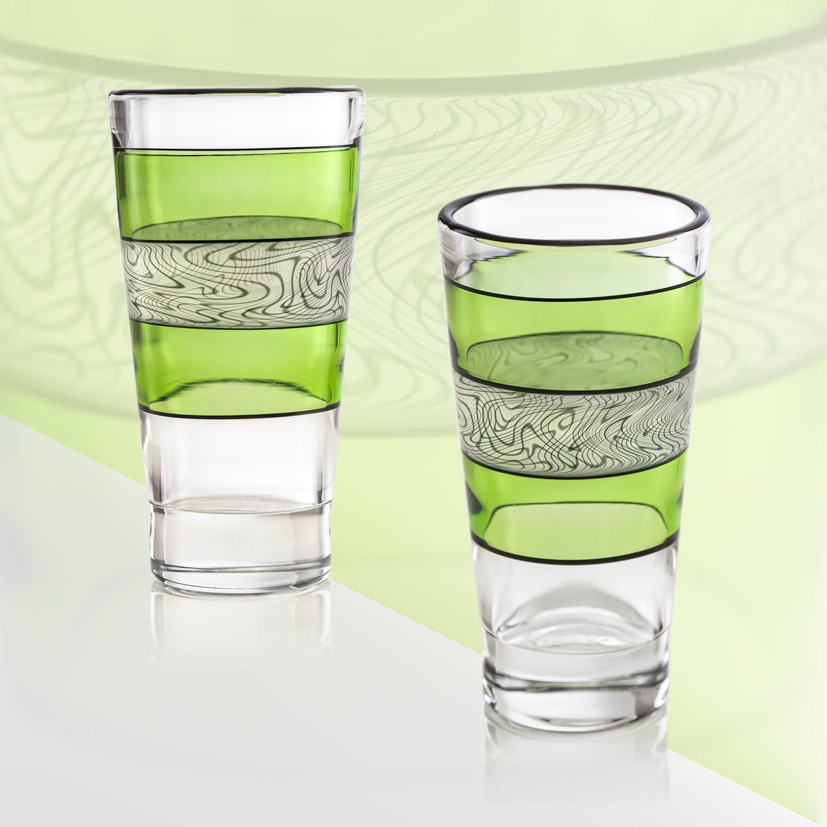 27 UNLTD Green Large Shot Glass