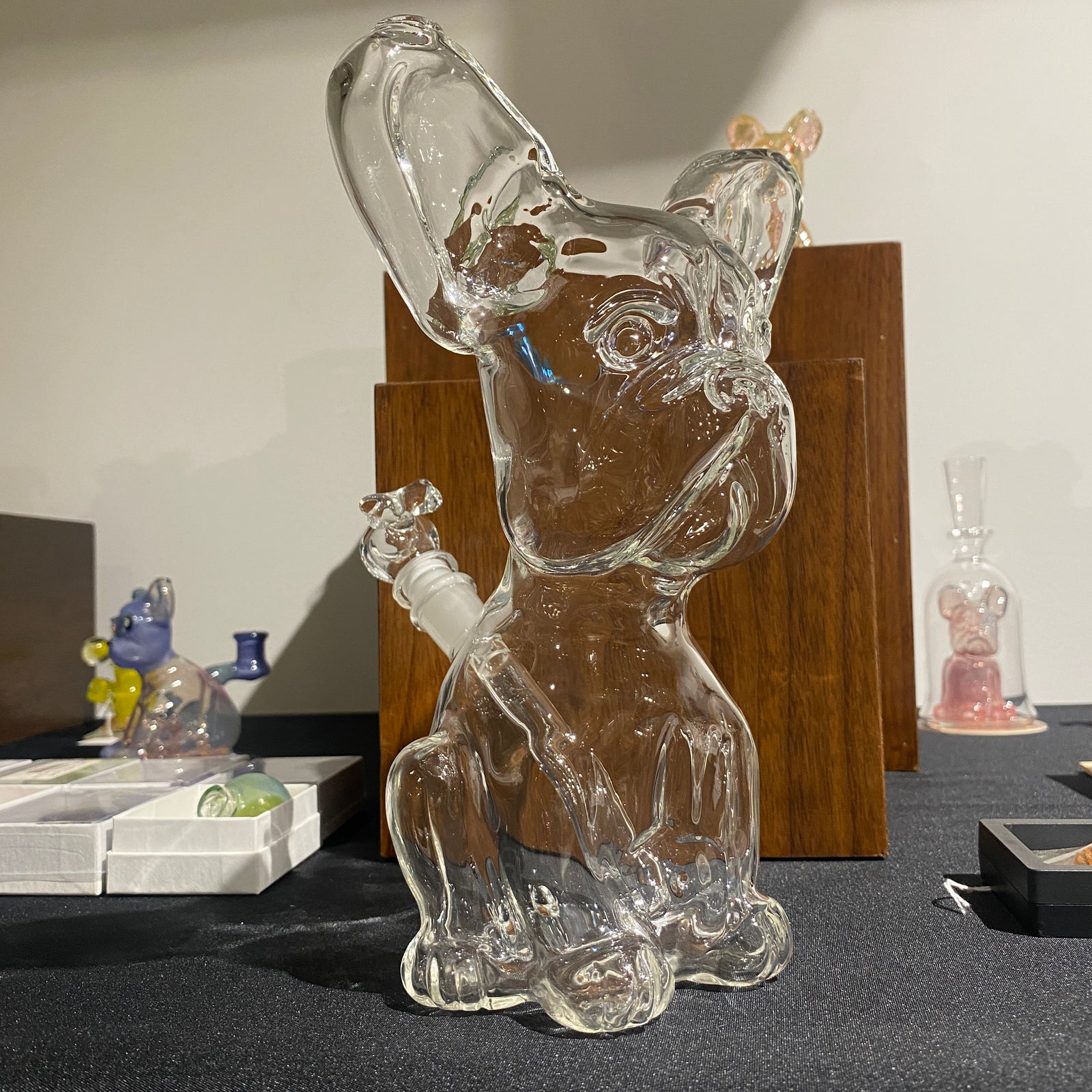 XL Clear Frog Pose Bully Bubbler (18mm)