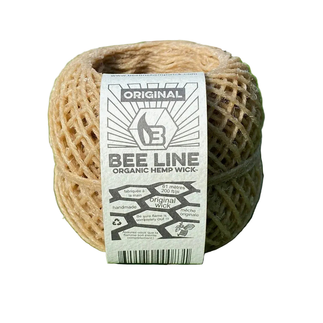 Bee Line Organic Hemp Wick (Thin 200ft)