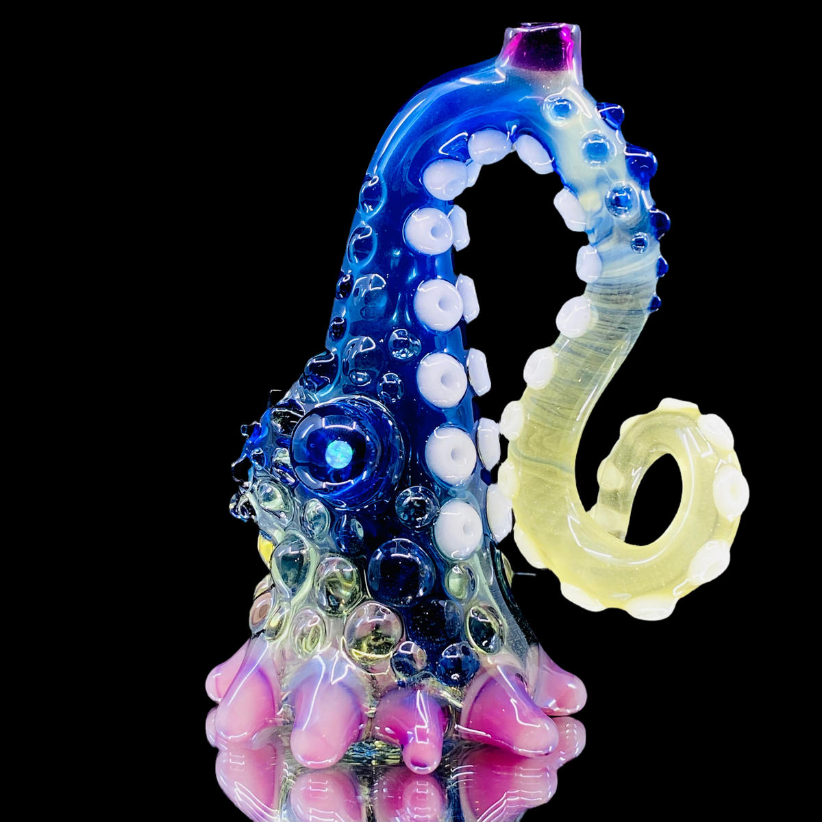 Lindemann Glass Tentacle Mini Tube with Opal (Serum/Brilliant Blue/Purple)