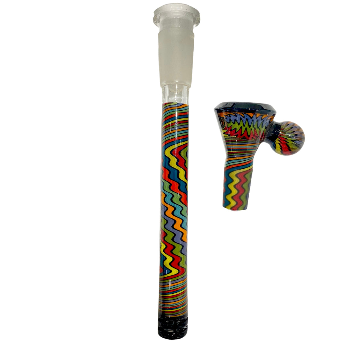 Chase Adams Worked Slide and Downstem Set (Rainbow)