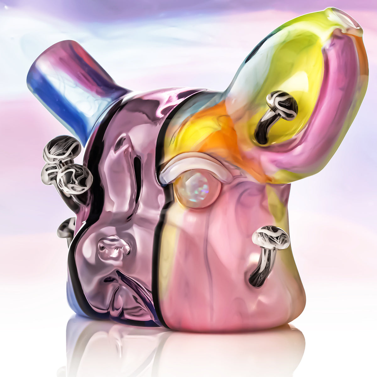 Heady Rainbow Dichroic Glass Smoking Pipe – VisceralAntagonisM