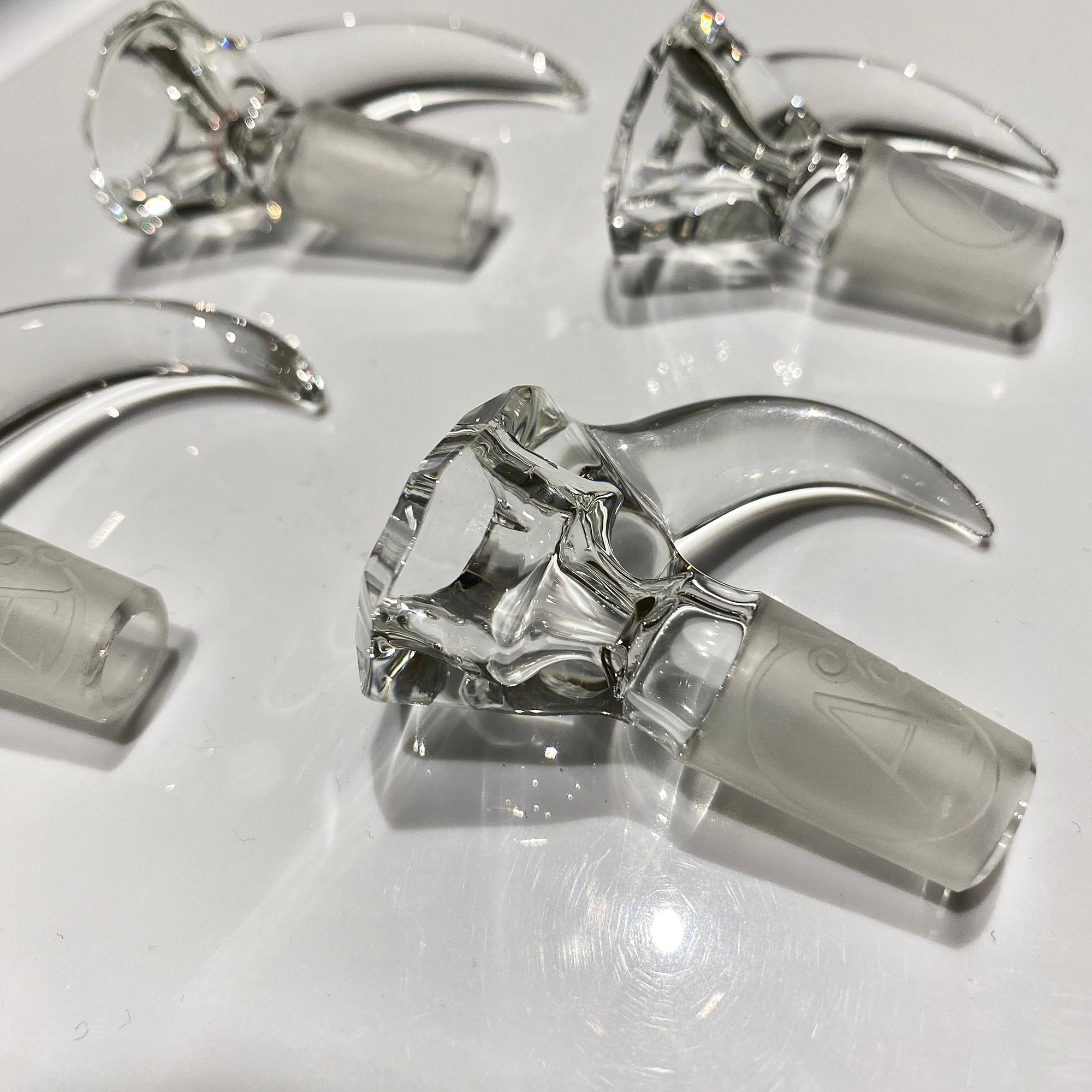 Chase Adams Clear Faceted - Snapper (14mm)