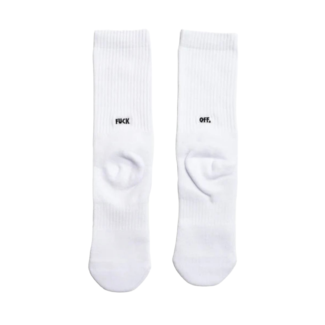 RBW F*ck Off Socks (White)