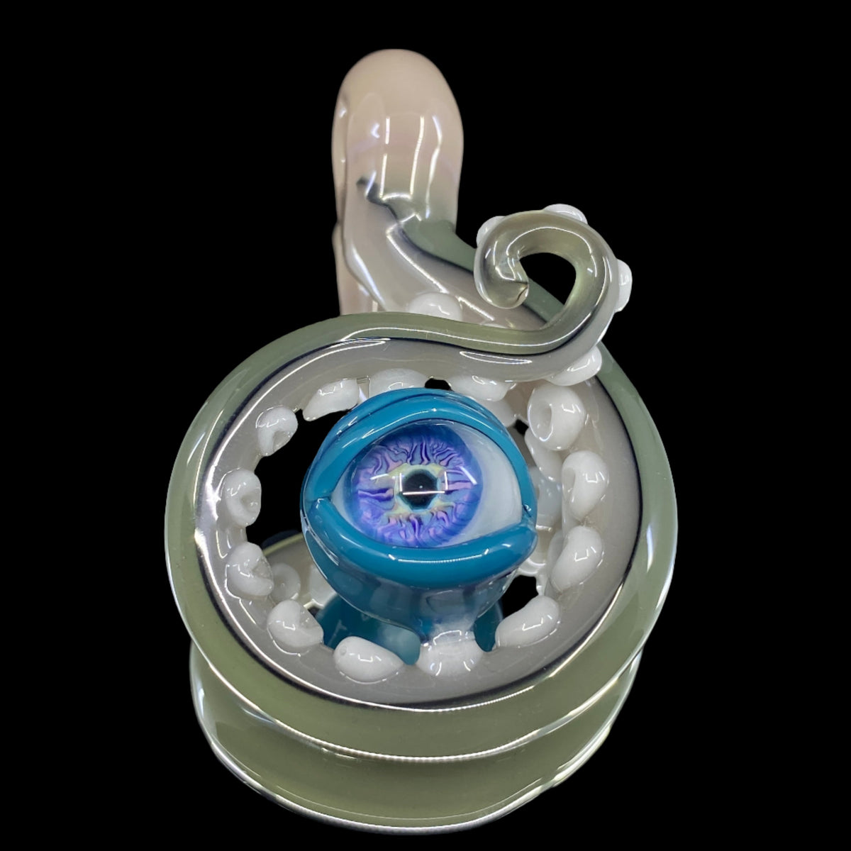 Lindemann Glass Tentacle Pendant with Eyeball #3