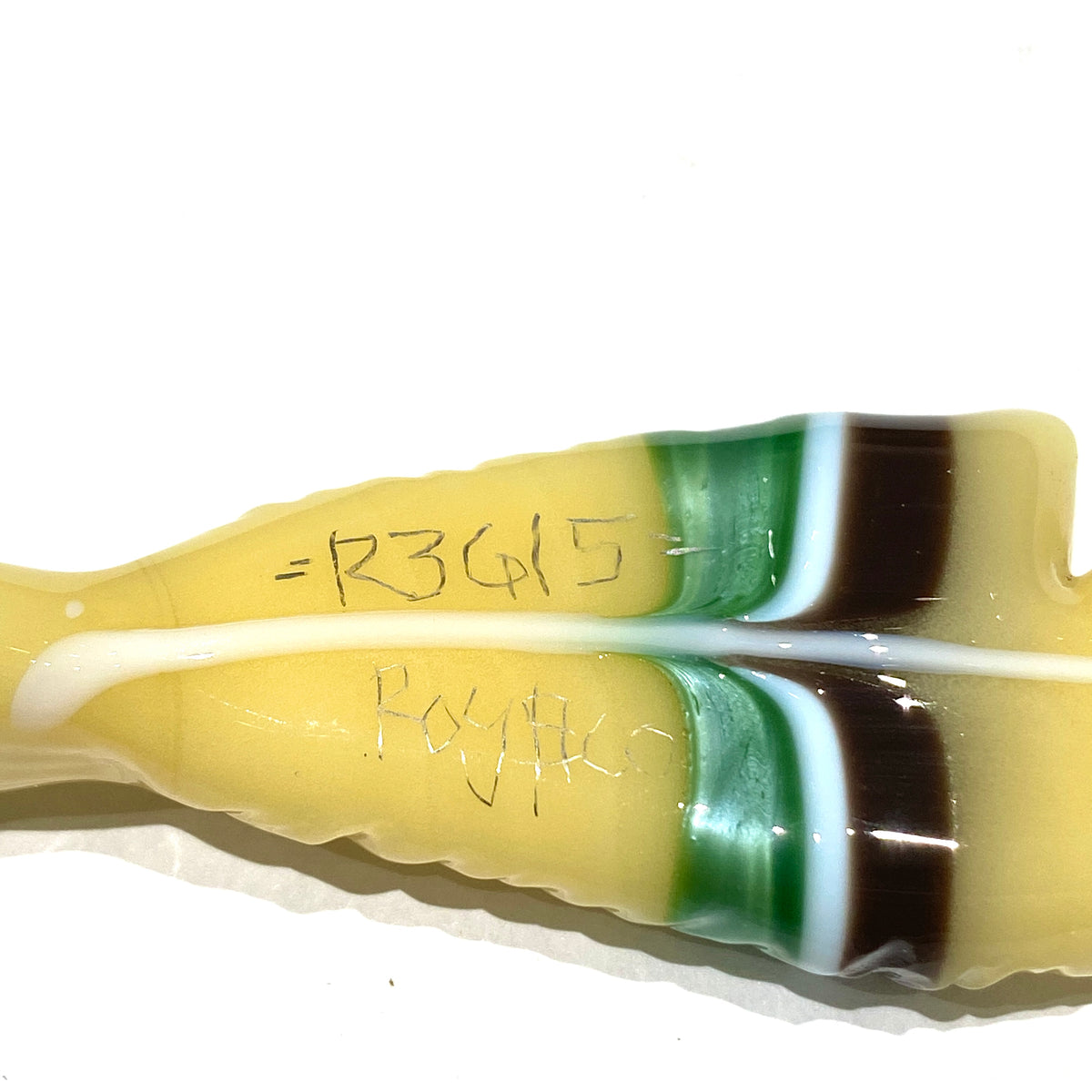 R3G15 Glass x Roysco Small Pendleton Feather Pendant