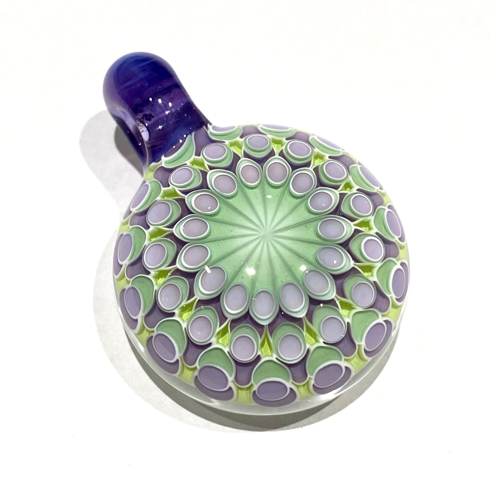 Dot Stack Pendant #3 by Olour Glass