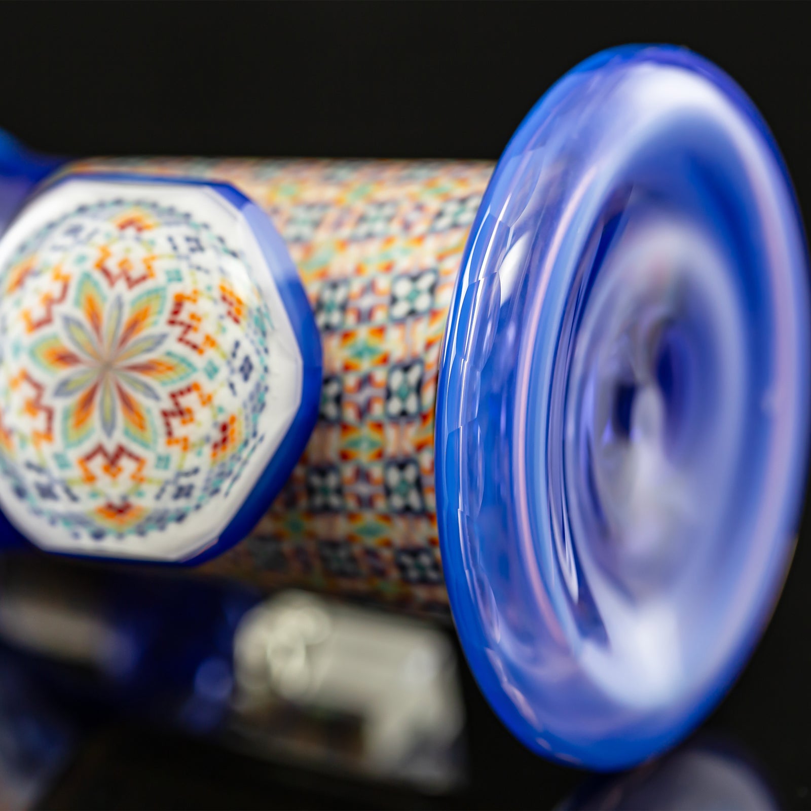 Sam Alderson Coldworked Murrini and Fillacello Mini Tube