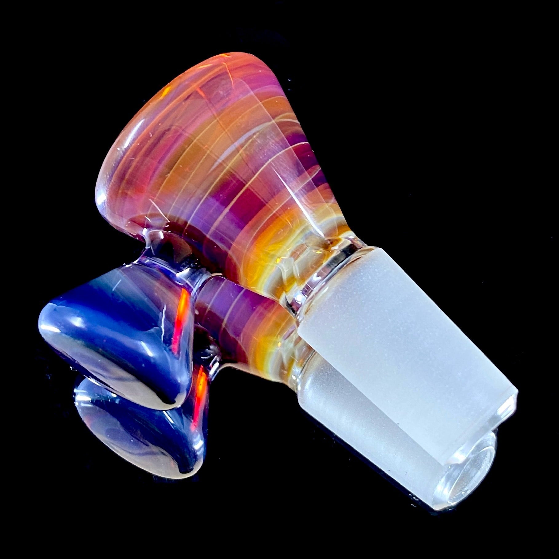 DC Glass Arts Cone Handle 14mm Single Hole Slide