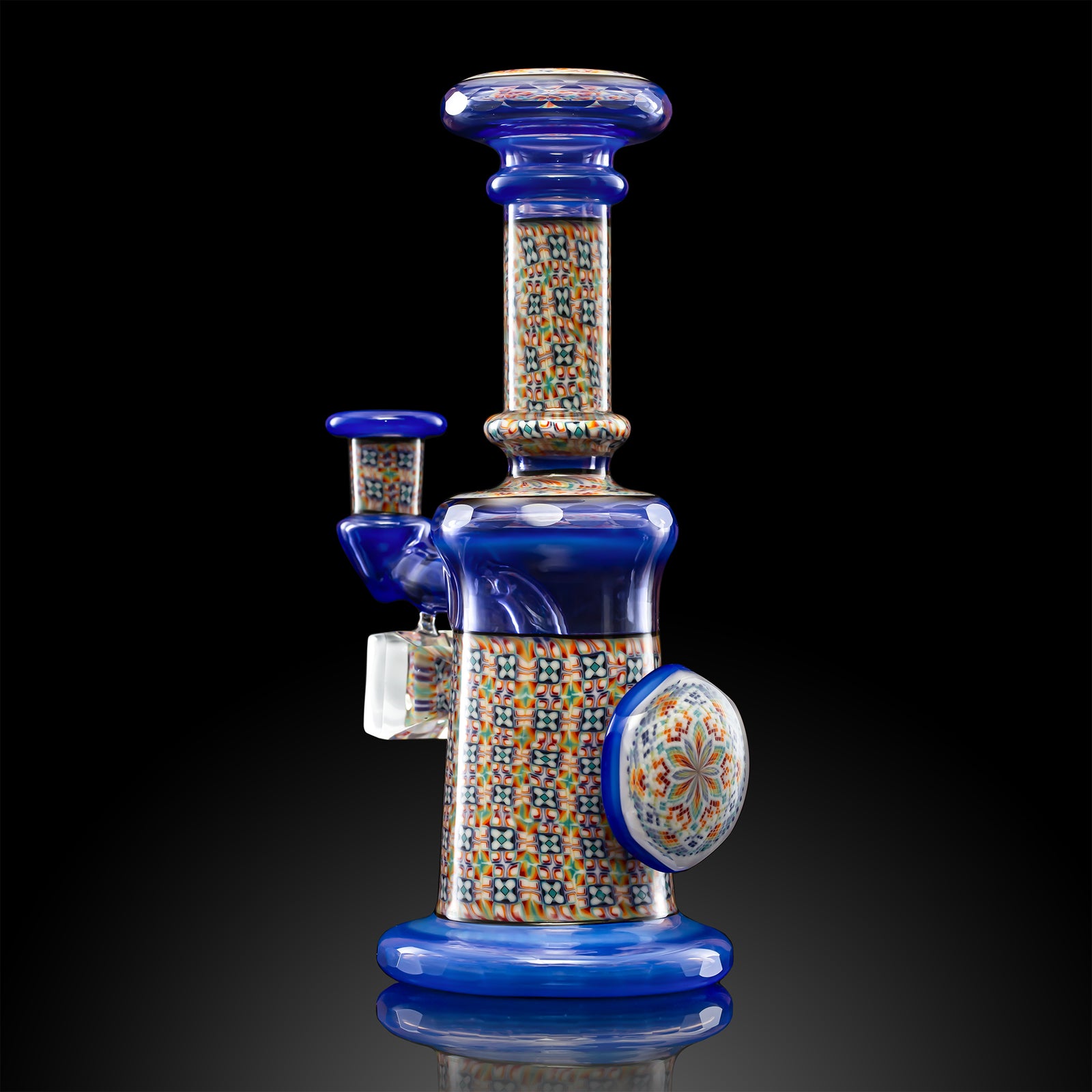 Sam Alderson Coldworked Murrini and Fillacello Mini Tube