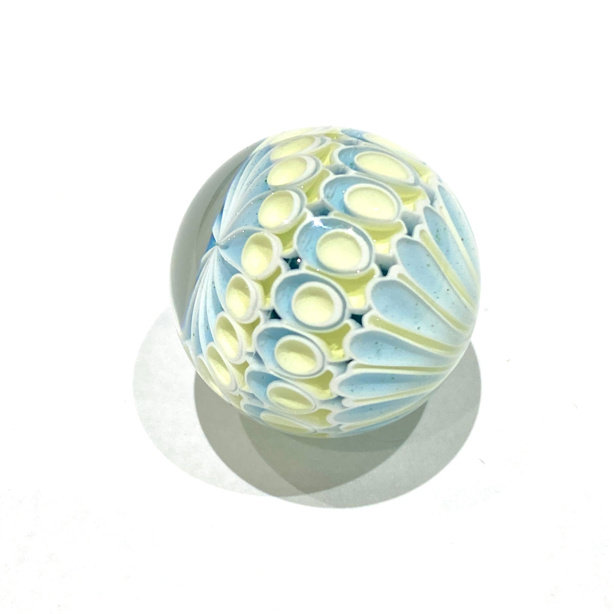 Dot Stack Carb Cap Marble #2 by Olour Glass