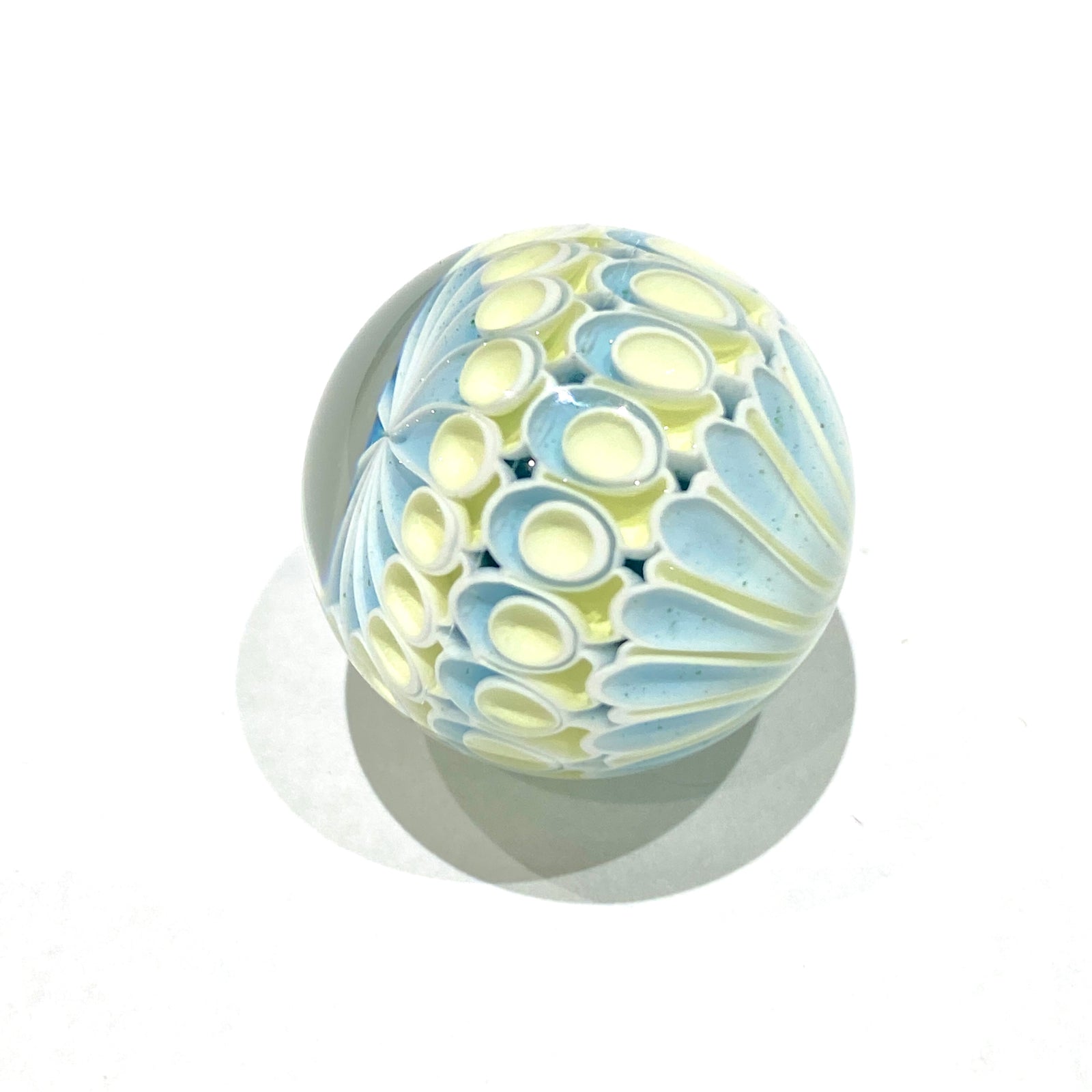 Dot Stack Carb Cap Marble #2 by Olour Glass