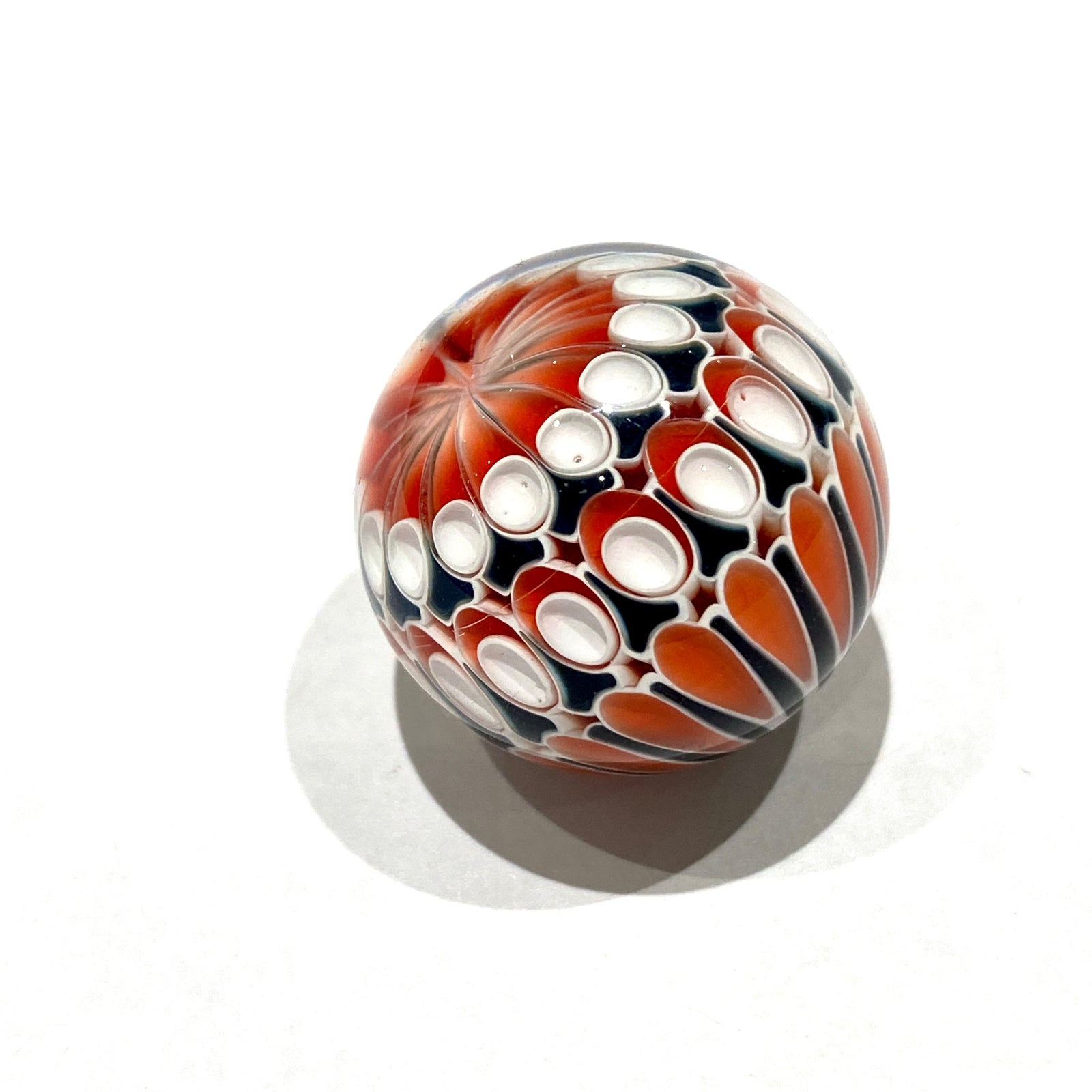 Dot Stack Carb Cap Marble #3 by Olour Glass