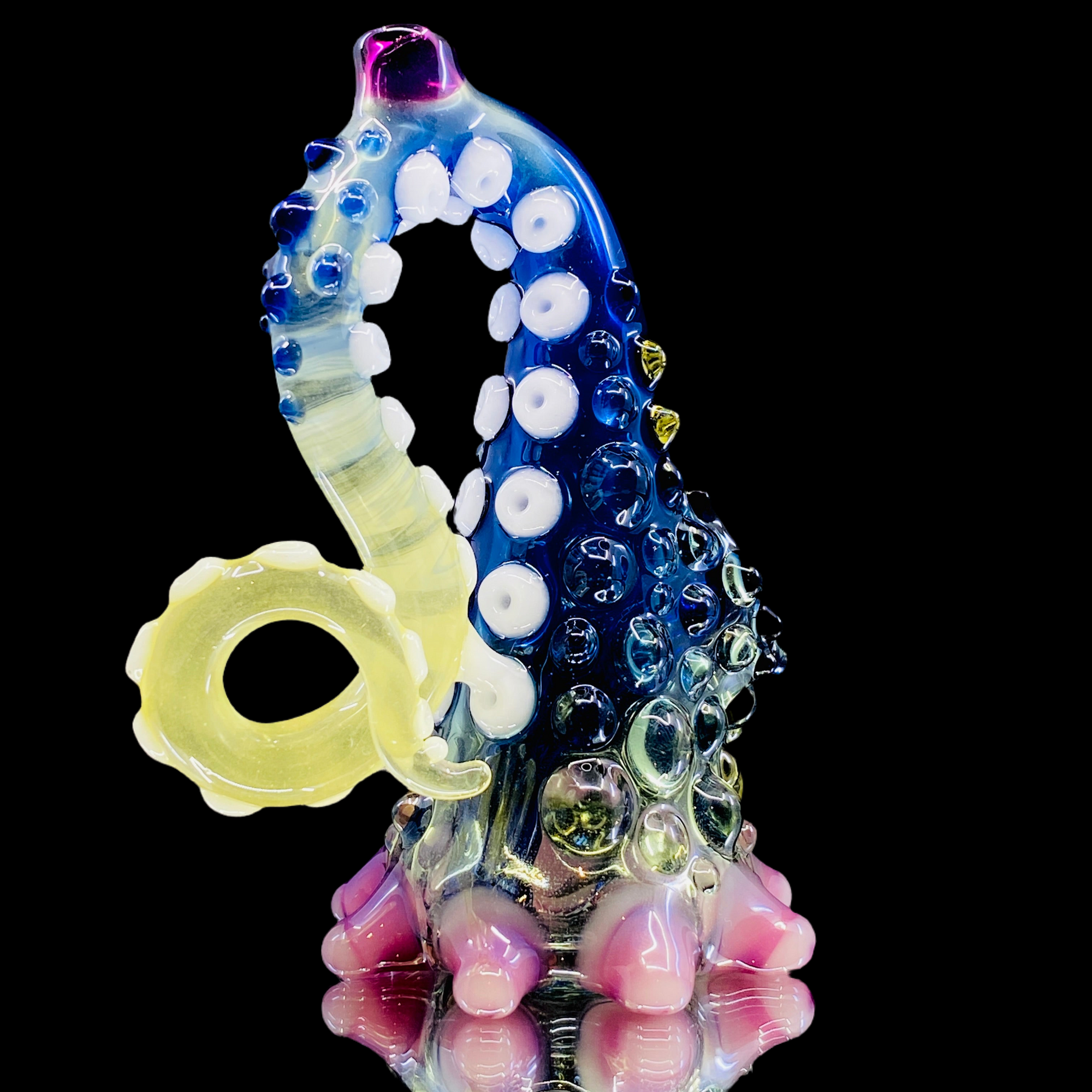 Lindemann Glass Tentacle Mini Tube with Opal (Serum/Brilliant Blue/Purple)