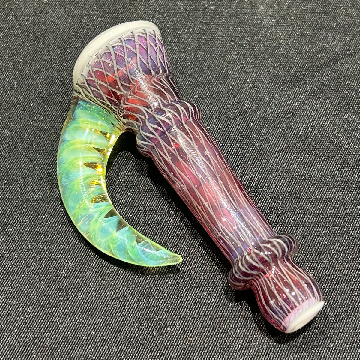 Chase Adams Purple Retti Chillum with Horn