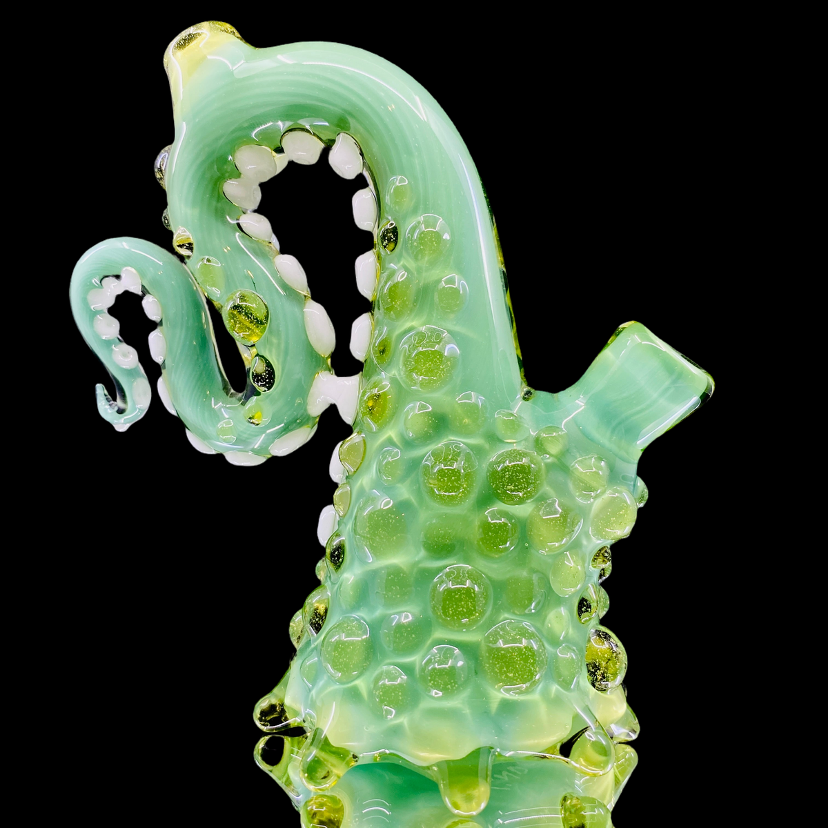 Lindemann Glass Tentacle Mini Tube (Green and Illuminati)