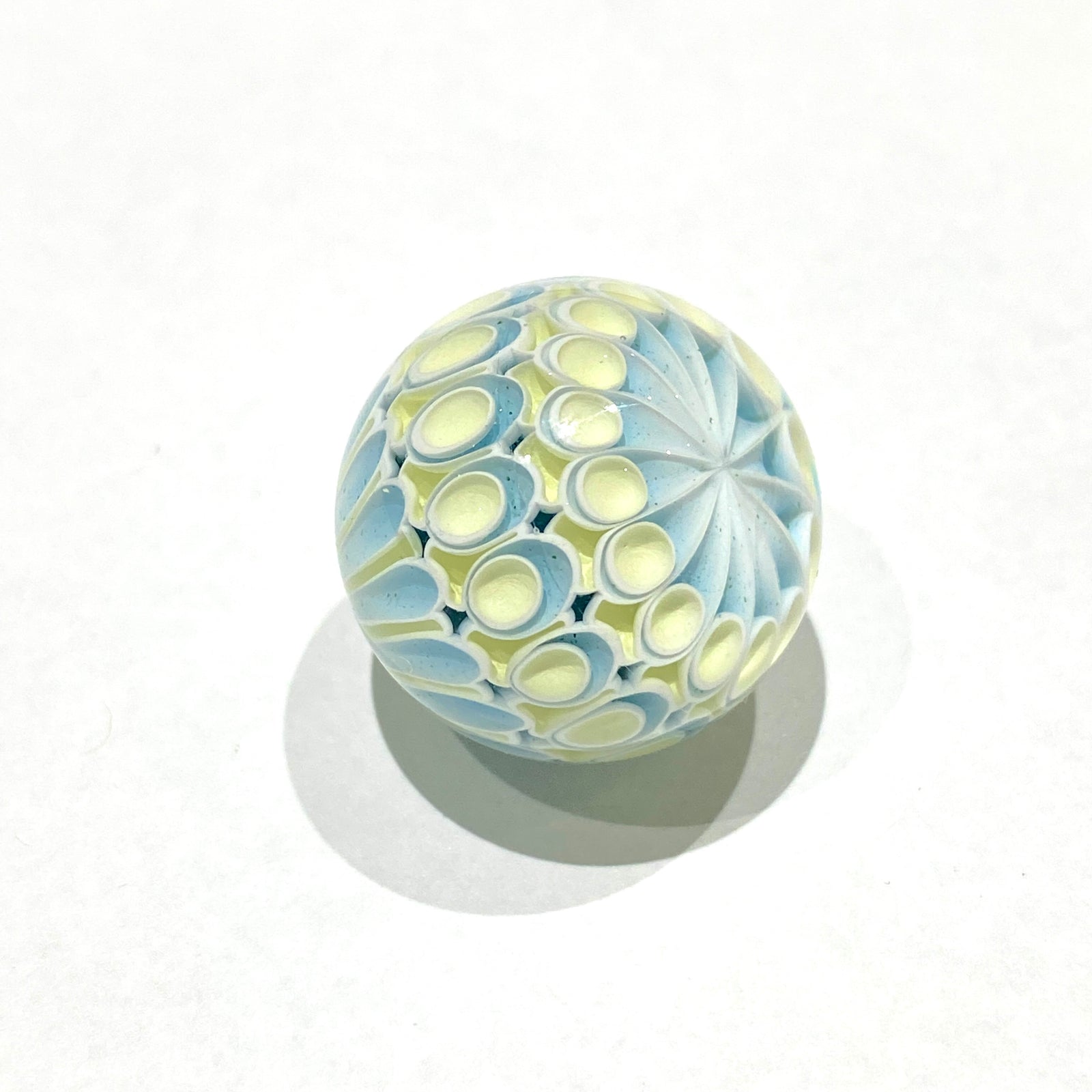 Dot Stack Carb Cap Marble #2 by Olour Glass