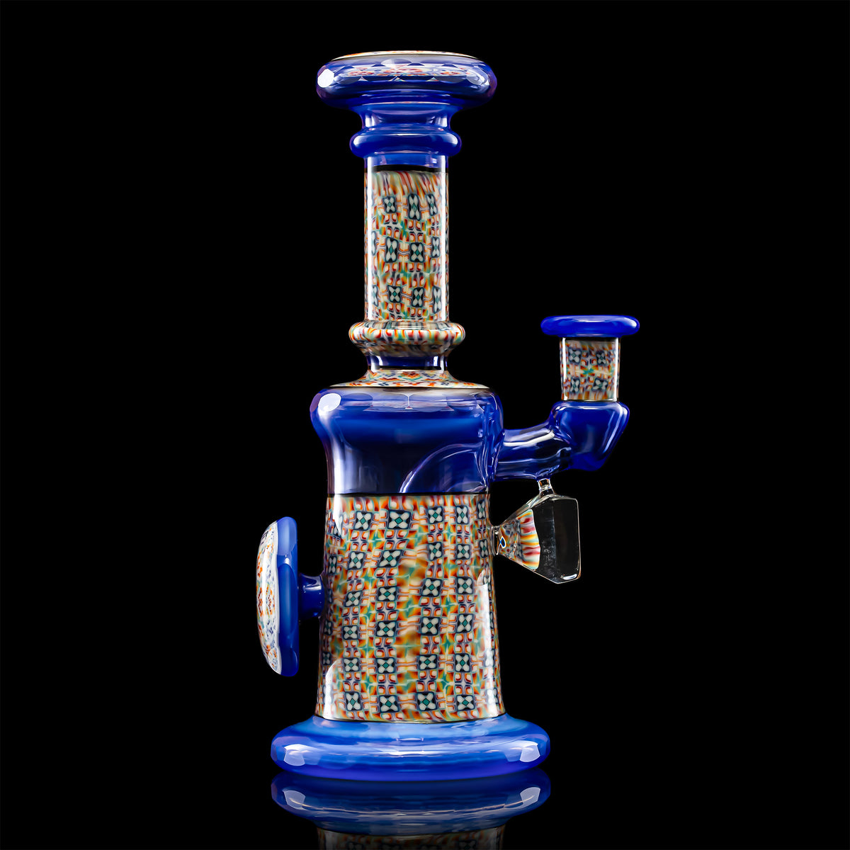Sam Alderson Coldworked Murrini and Fillacello Mini Tube