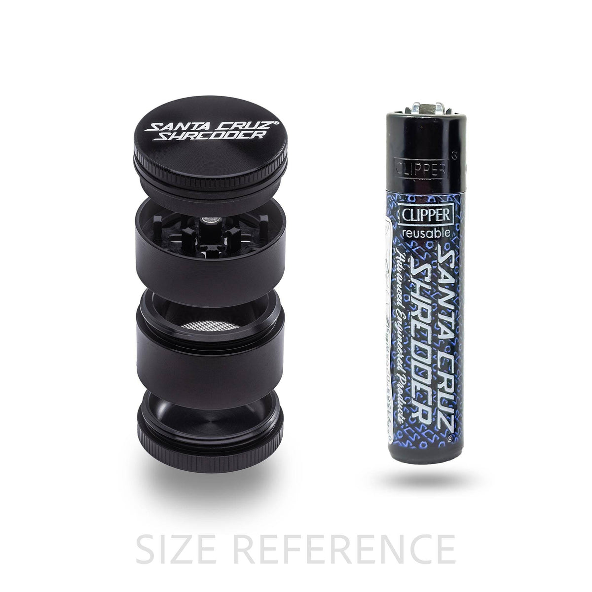 Santa Cruz Shredder Small 4 Piece Grinder (All Colors)