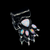 Swanny Opal Paw Pendy (Black)