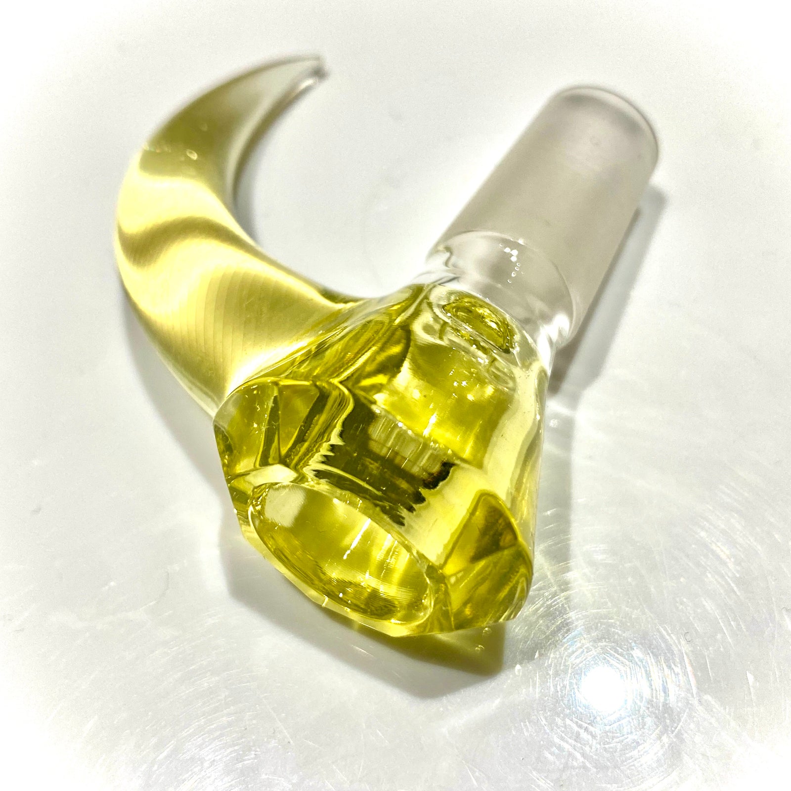 Chase Adams 14mm Faceted 3-Hole Slide with Horn Handle (Serum)