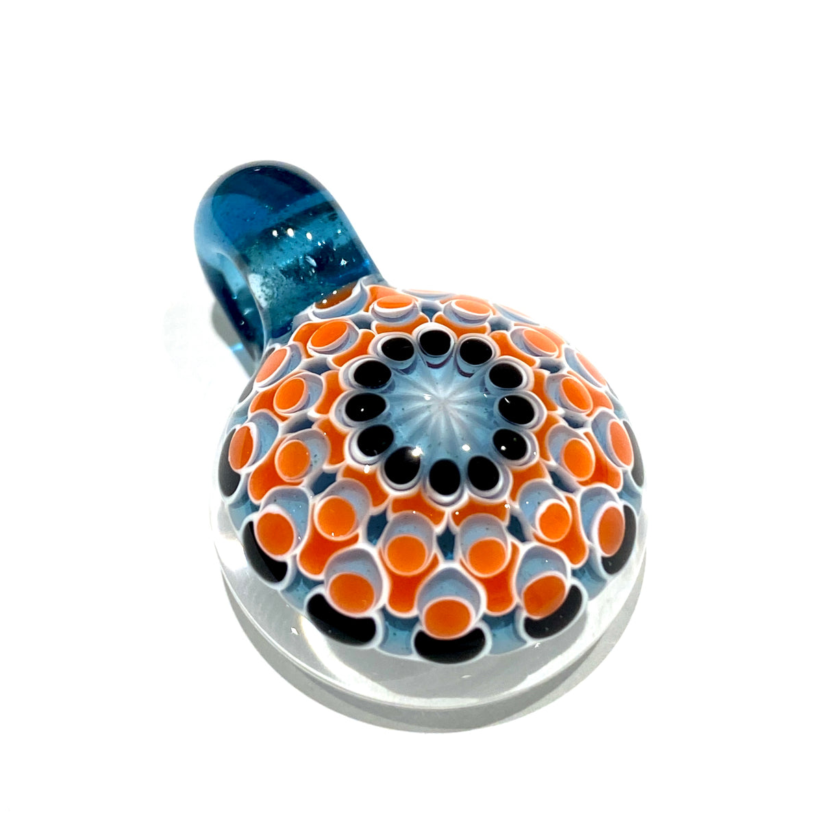 Mini Dot Stack Pendant #3 by Olour Glass