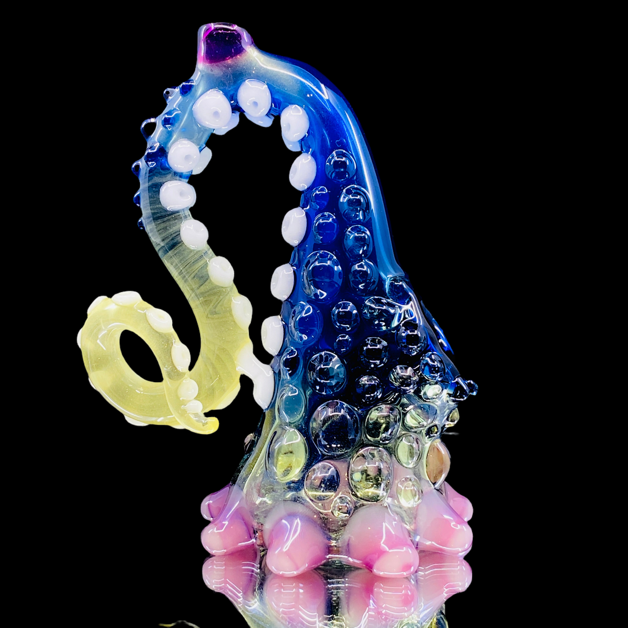 Lindemann Glass Tentacle Mini Tube with Opal (Serum/Brilliant Blue/Purple)