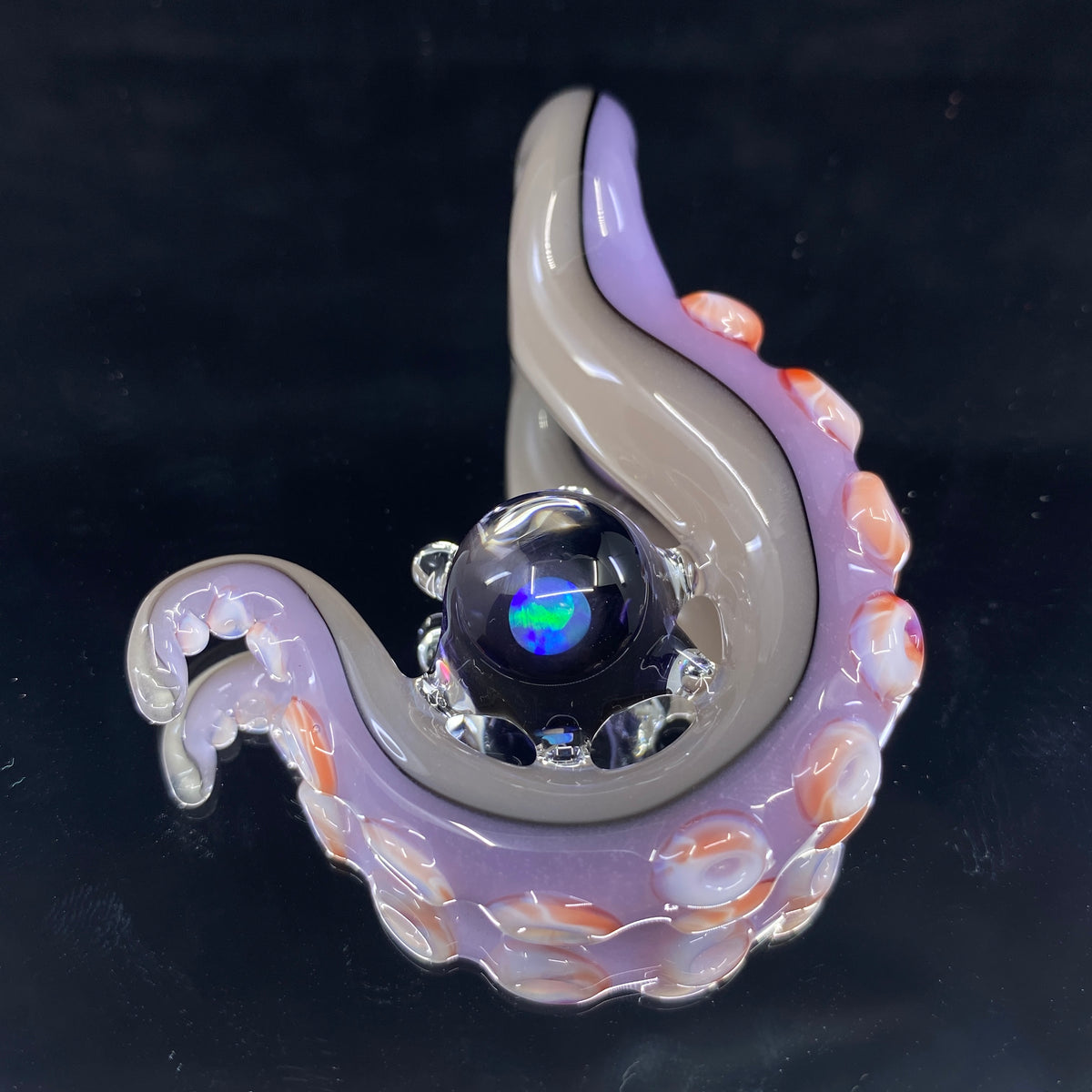 Lindemann Glass Tentacle Pendant with Opal #1