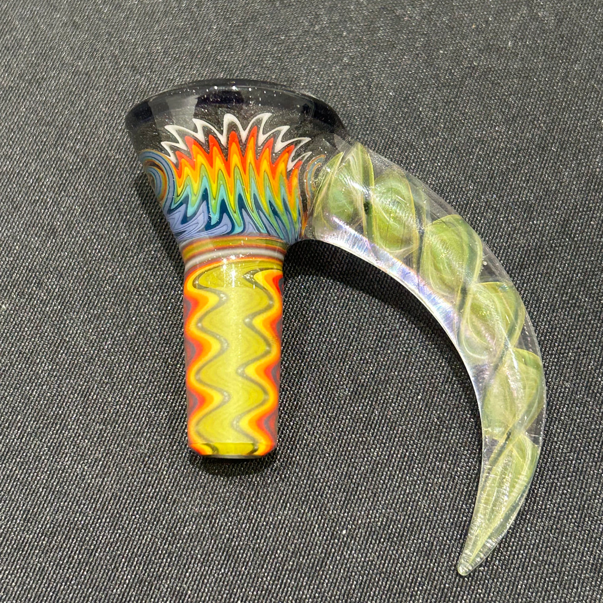 Chase Adams  Rainbow 3 Hole Slide with Spiral Horn (14mm)