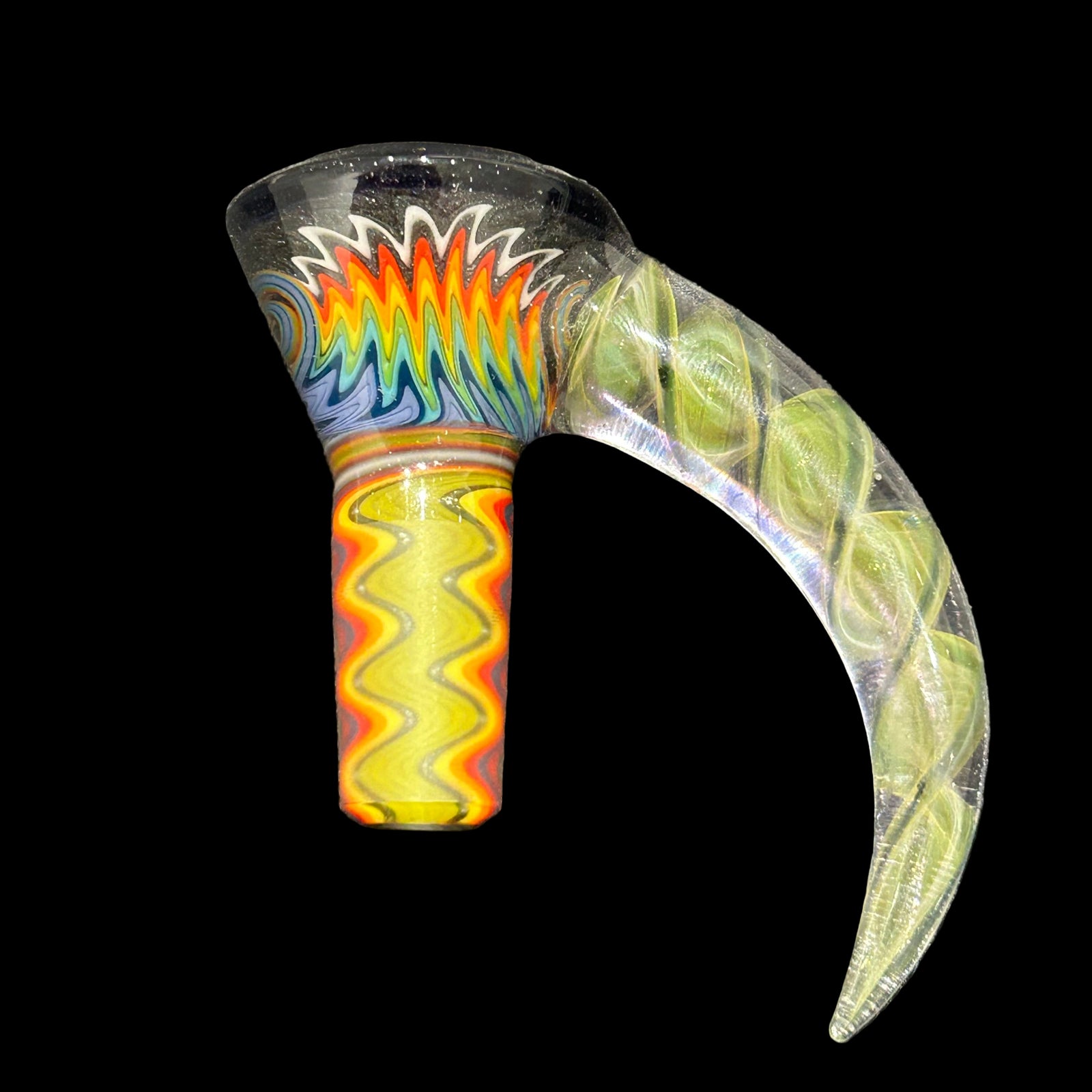 Chase Adams  Rainbow 3 Hole Slide with Spiral Horn (14mm)