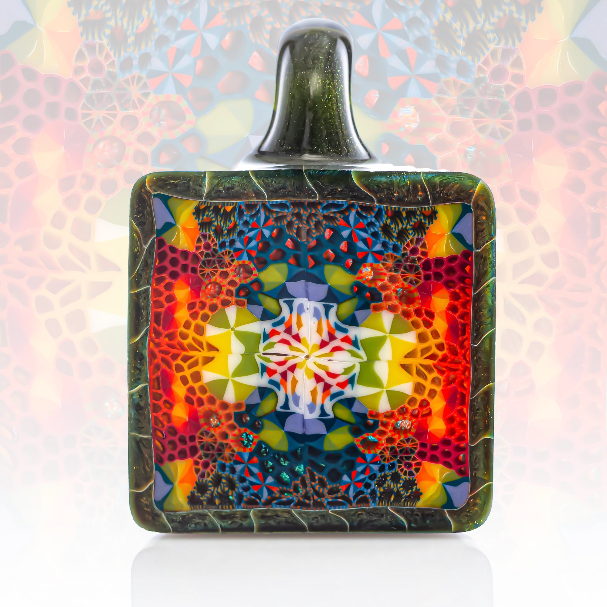 ZM Glass Murrini Tile Pendant