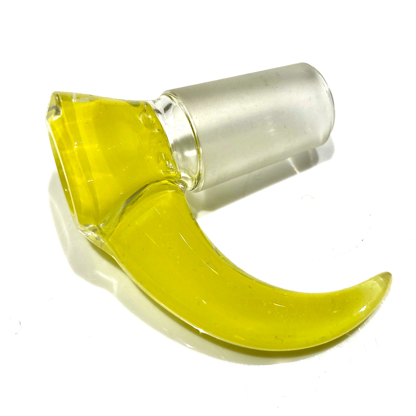 Chase Adams 18mm Faceted 3-Hole Slide with Horn Handle (Yellow Crayon)