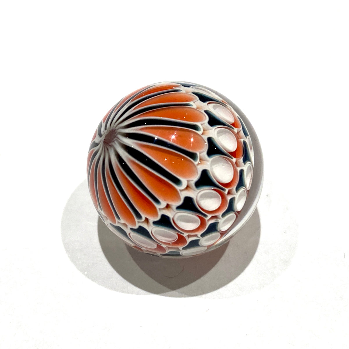 Dot Stack Carb Cap Marble #3 by Olour Glass