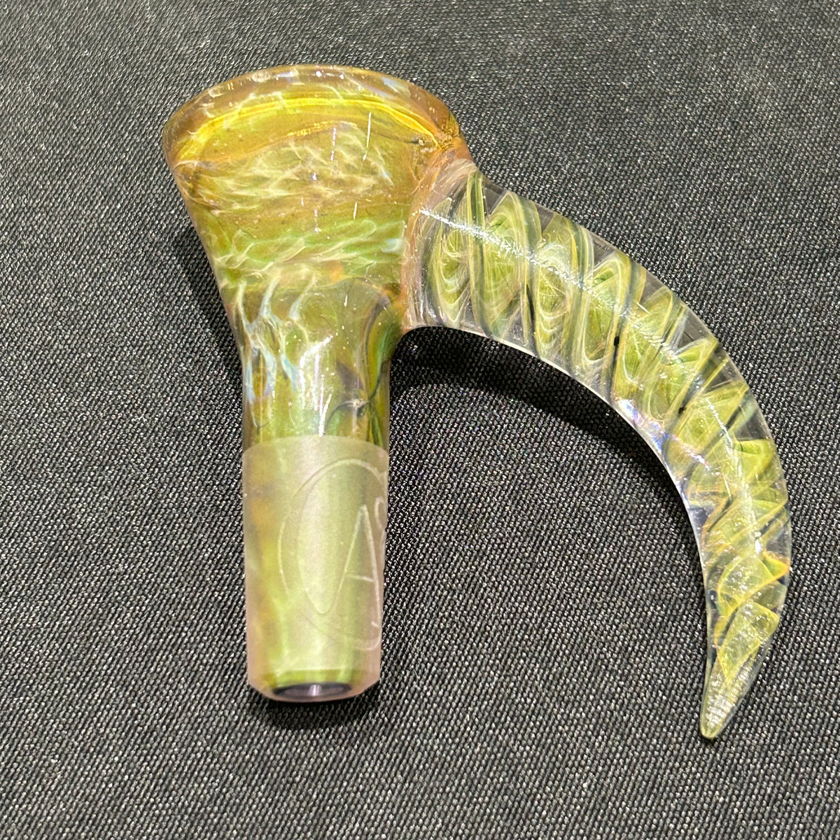 Chase Adams Fume Honeycomb Cropal 3 Hole Slide with Spiral Horn (14mm)