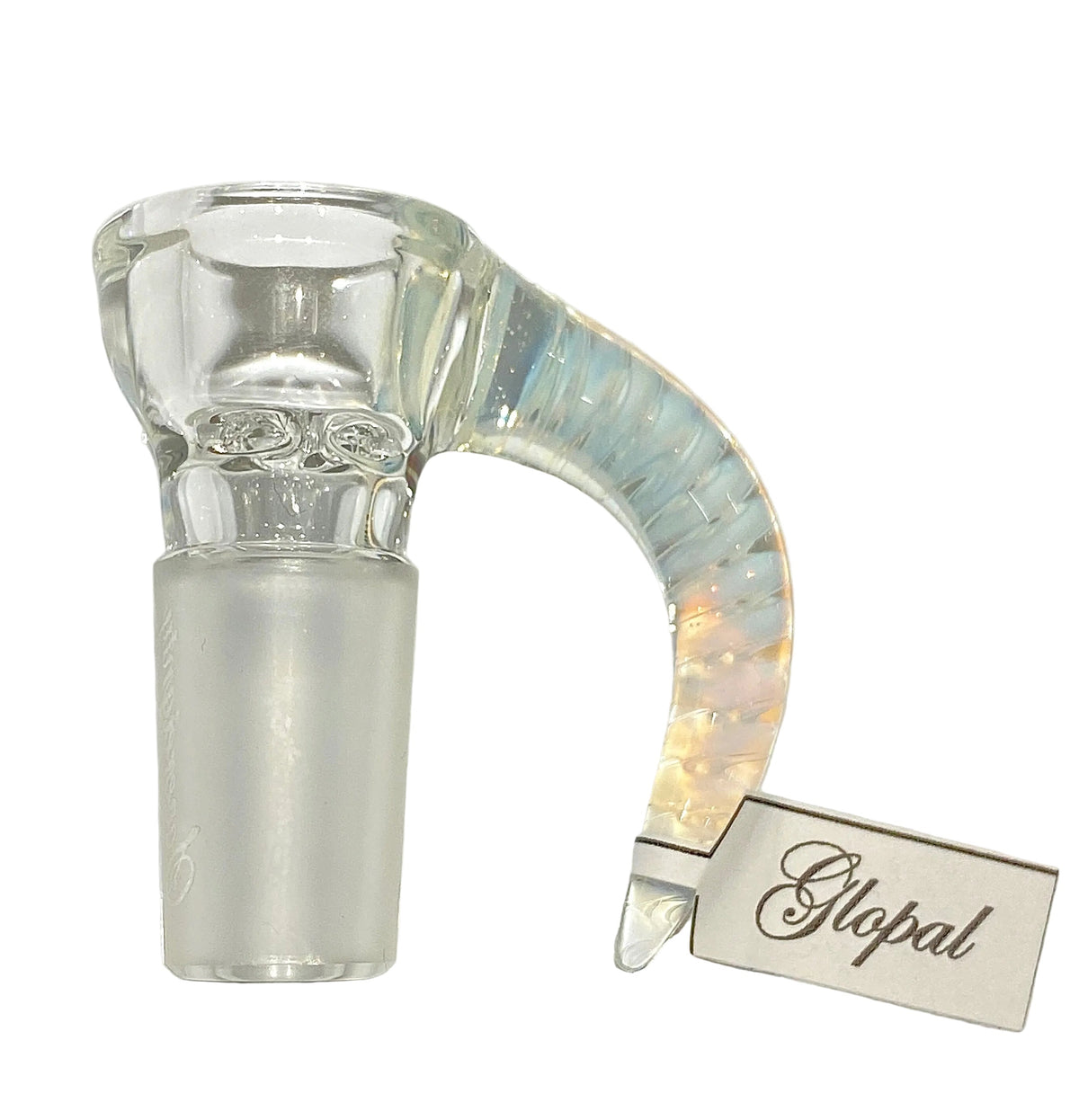 Sovereignty Glass Partial Accent Slide with Latti Horn (Glopal)