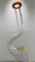 Sovereignty Glass Pillar - Natty Neck Hollow Foot - Full Accent w/ Accented Seals (NS Yellow)