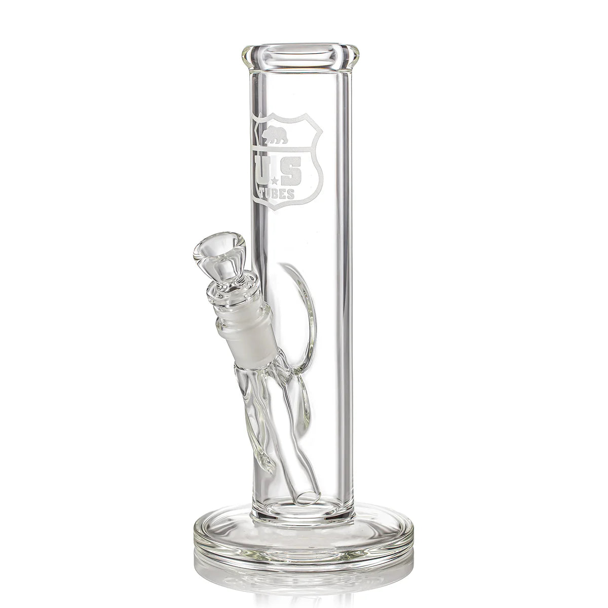 US Tubes 12 Inch Simple Straight 50 x 5mm with Sandblasted Decal