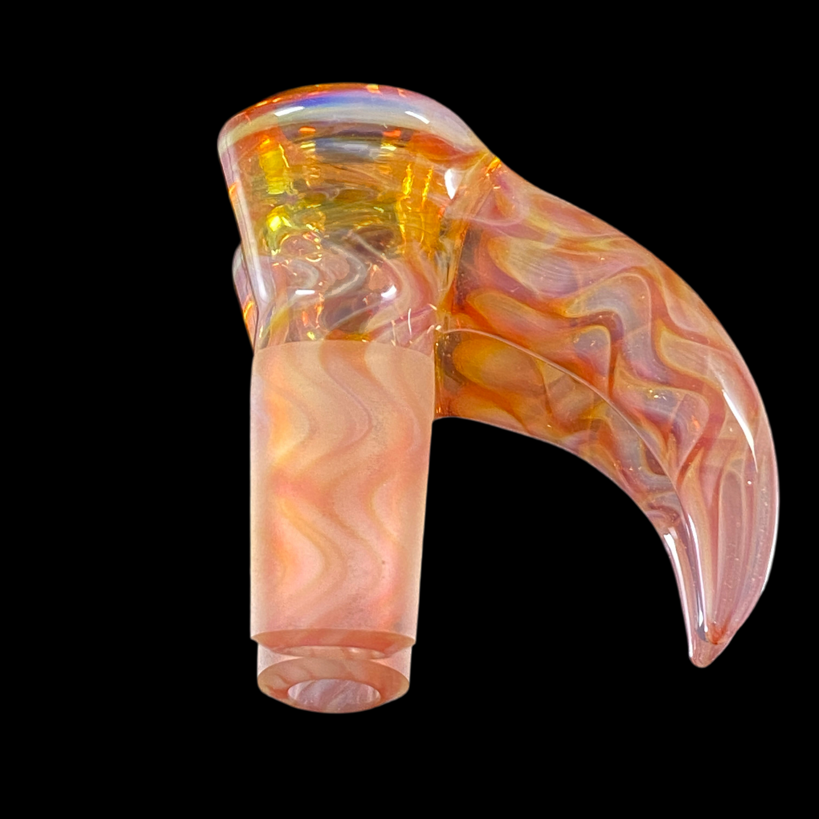 Chase Adams Swirl/Telemagenta Honeycomb 4 Hole Slide with Horn (18mm)