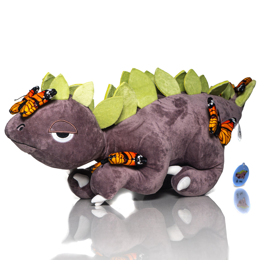 Elbo x Felt Stegosaurus Plushie Toy (Purple) - Fuzion Glass Gallery