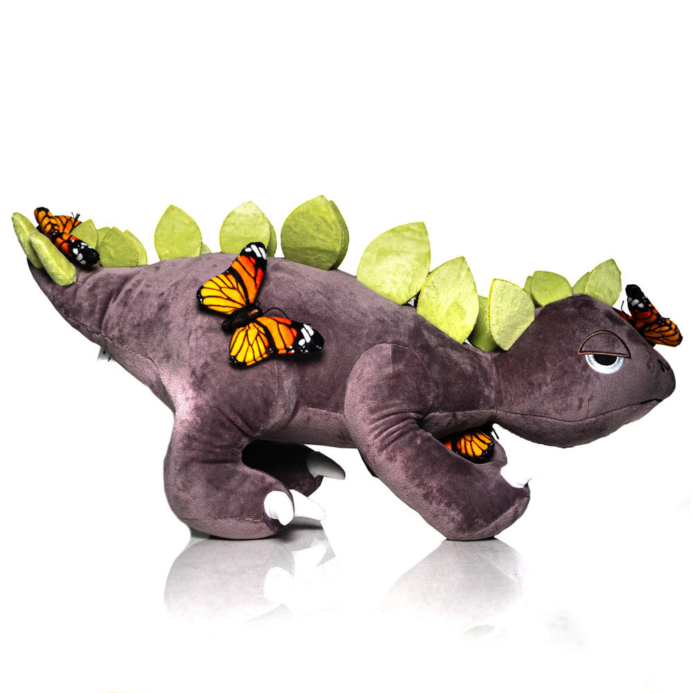 Elbo x Felt Stegosaurus Plushie Toy (Purple)