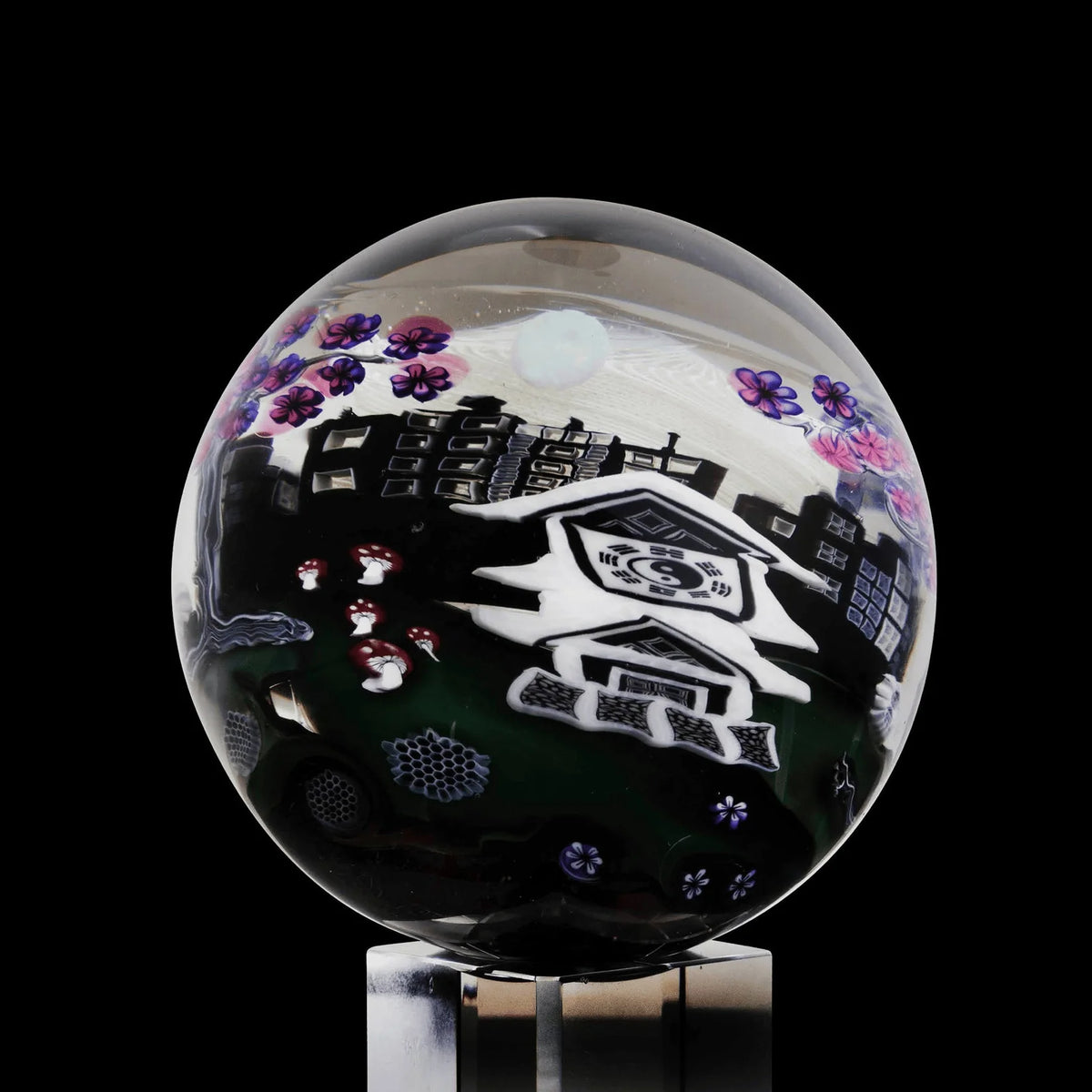 Electric Avenue / Yesulga Castle Wraparound with White Reticello Core Marble