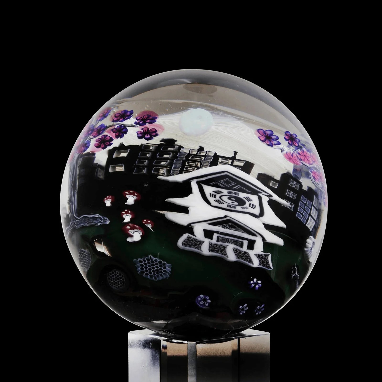 Electric Avenue / Yesulga Castle Wraparound with White Reticello Core Marble