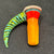 Chase Adams 4 Hole Orange/Red/Teal Slide with Horn (18mm)