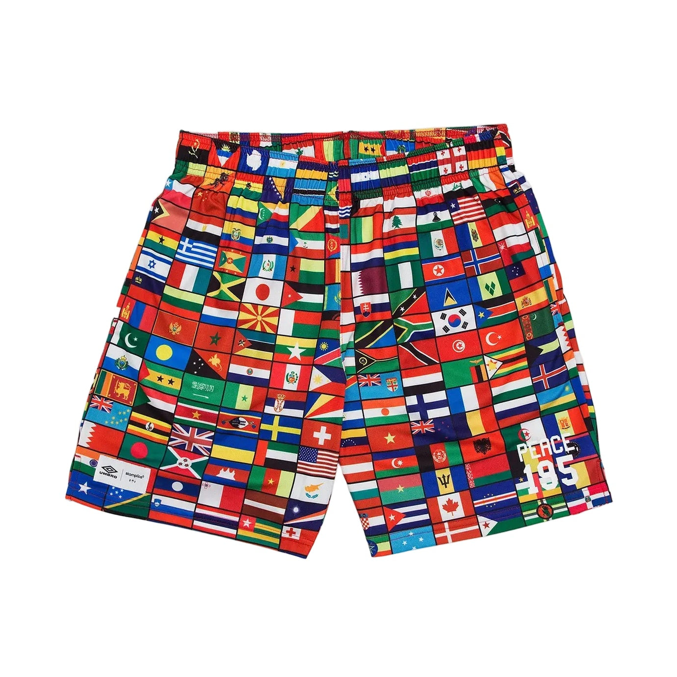 Akomplice x Umbro World Peace Nylon Shorts (Multicolor)
