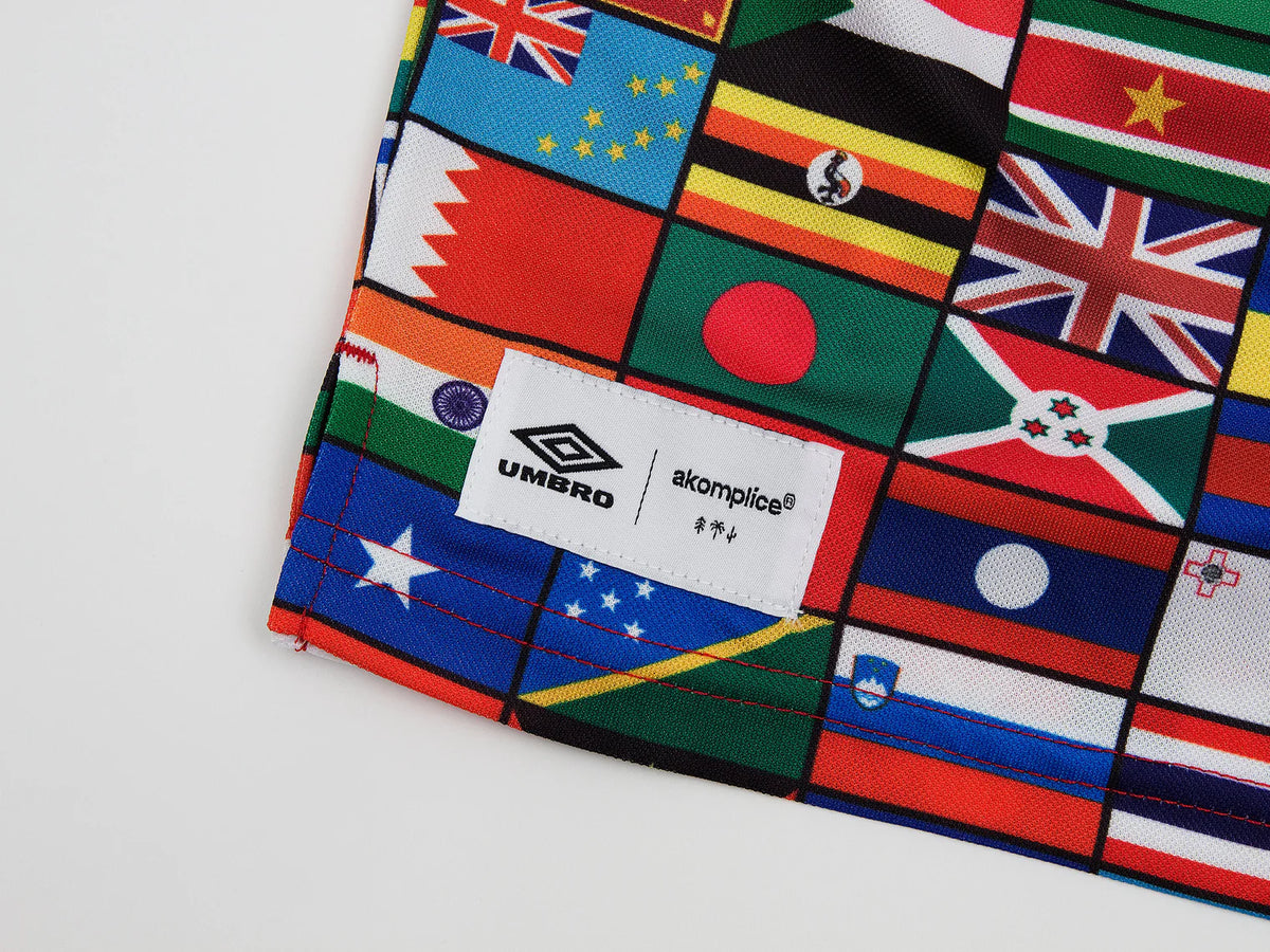 Akomplice x Umbro World Peace Nylon Shorts (Multicolor)