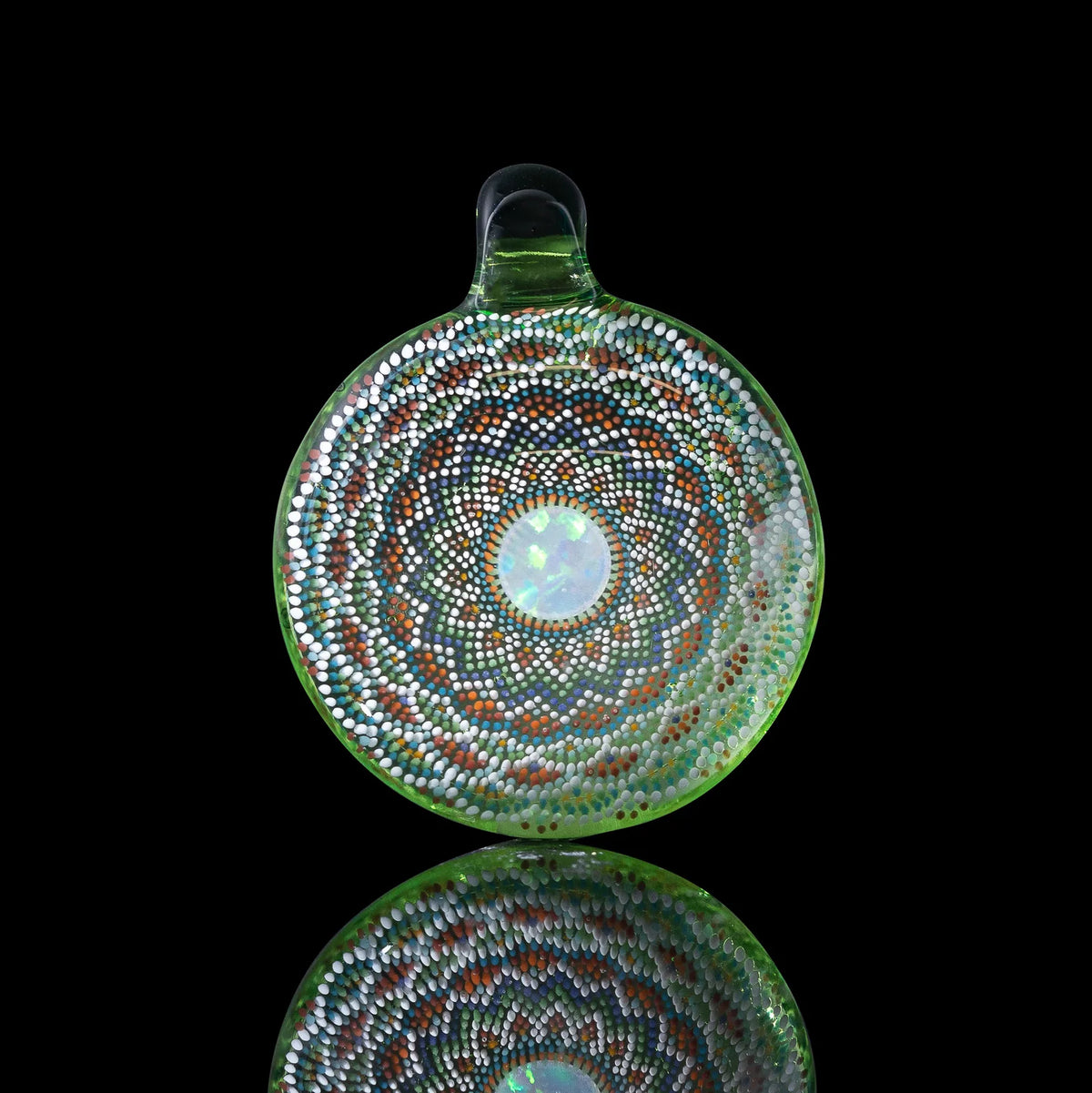 Fullsize Geometric Pendant by JH Glass