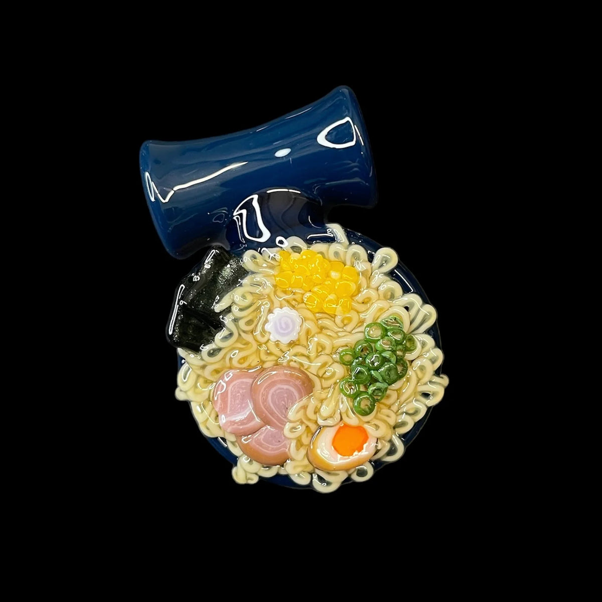 Gumbolt Dot Stack Ramen Pendant by Dojo Glass