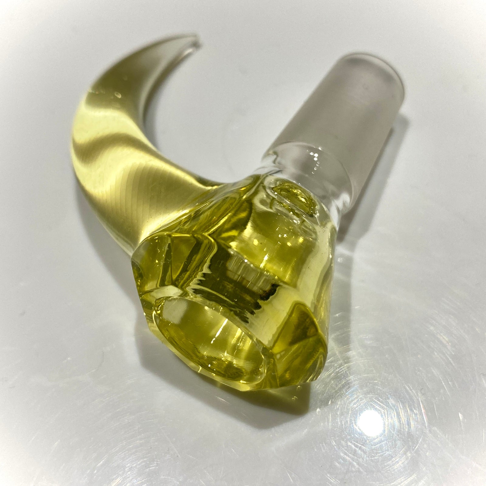Chase Adams 14mm Faceted 3-Hole Slide with Horn Handle (Serum)