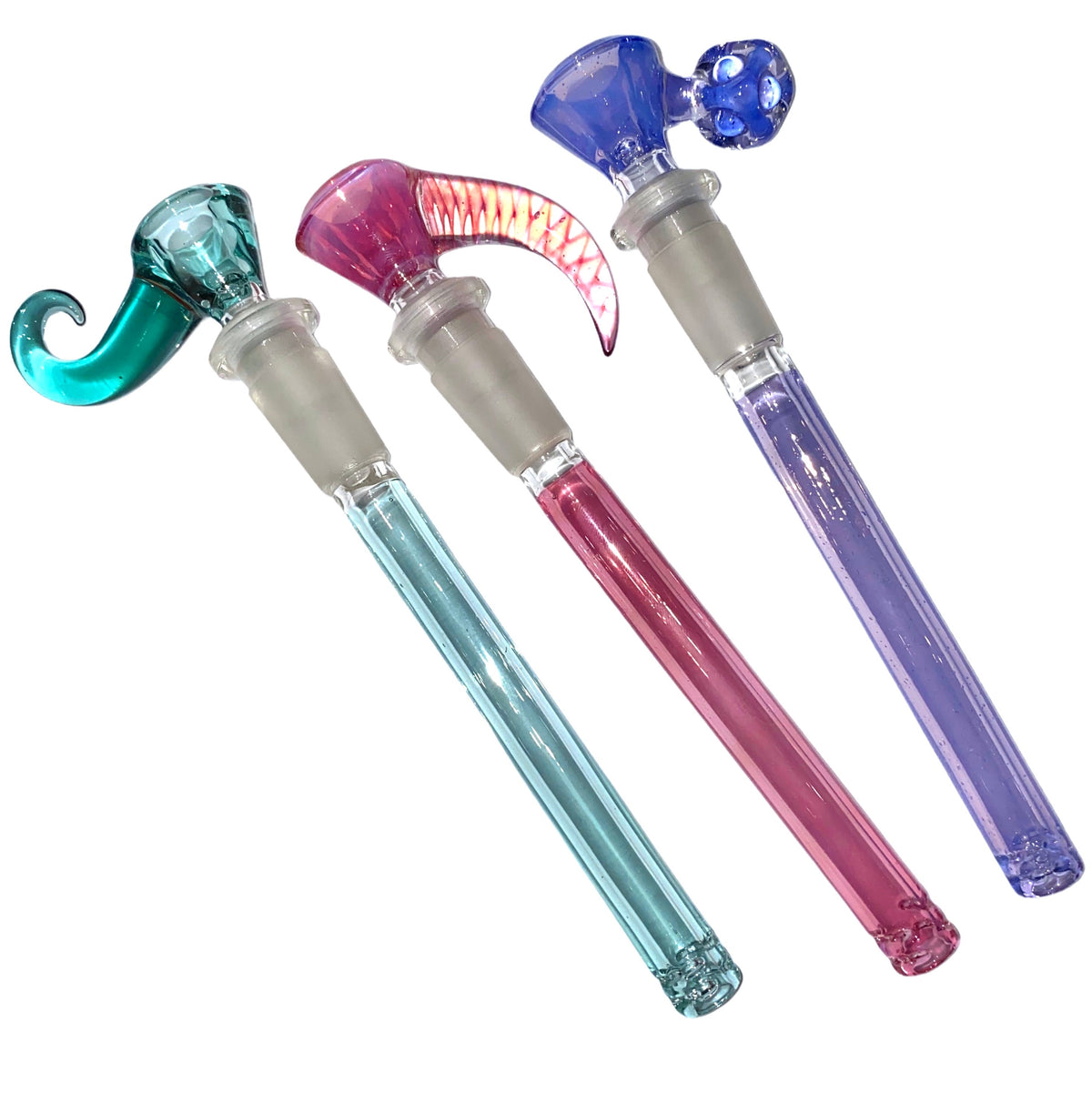 Chase Adams Colored Slide and Downstem Set with Stock Factory Joints