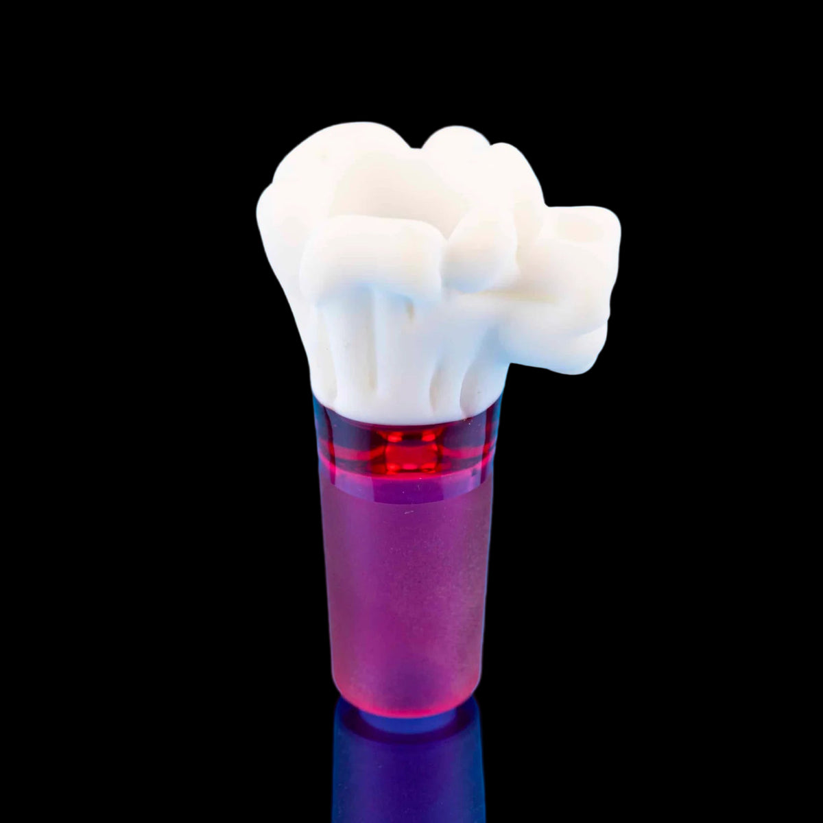 Elks that Run Antler Slide - Lotus White / Gold Ruby (14mm)